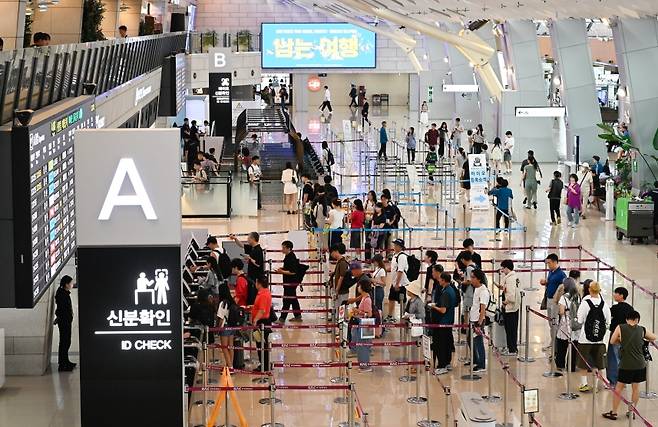 김포공항 국내선 이용객 모습. (한국공항공사 제공)