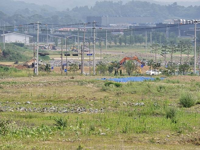 충남 서천군 장항국가생태산업단지 내에 풀이 무성한 미분양 부지 전경. 지방이 위축되면서 비수도권 산업단지, 특구의 가동률도 떨어지고 있다. [중앙포토]
