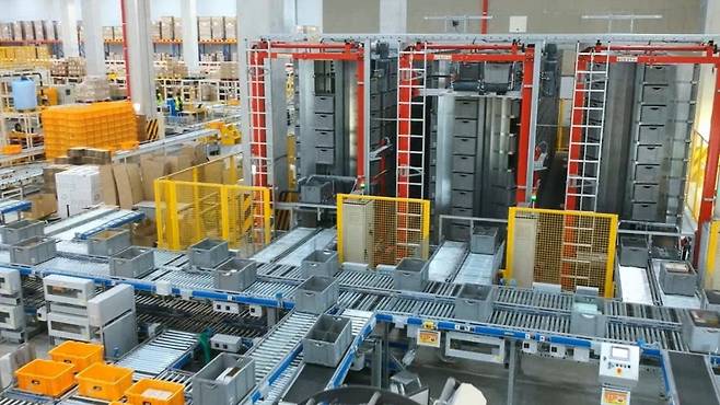 아이마켓코리아의 동탄HUB센터 내부. 아이마켓코리아 제공