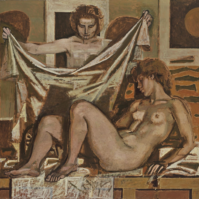 Moralis Yannis [Funerary Composition I], 1958-1962 ©National Gallery-Alexandros Soutsos Museum