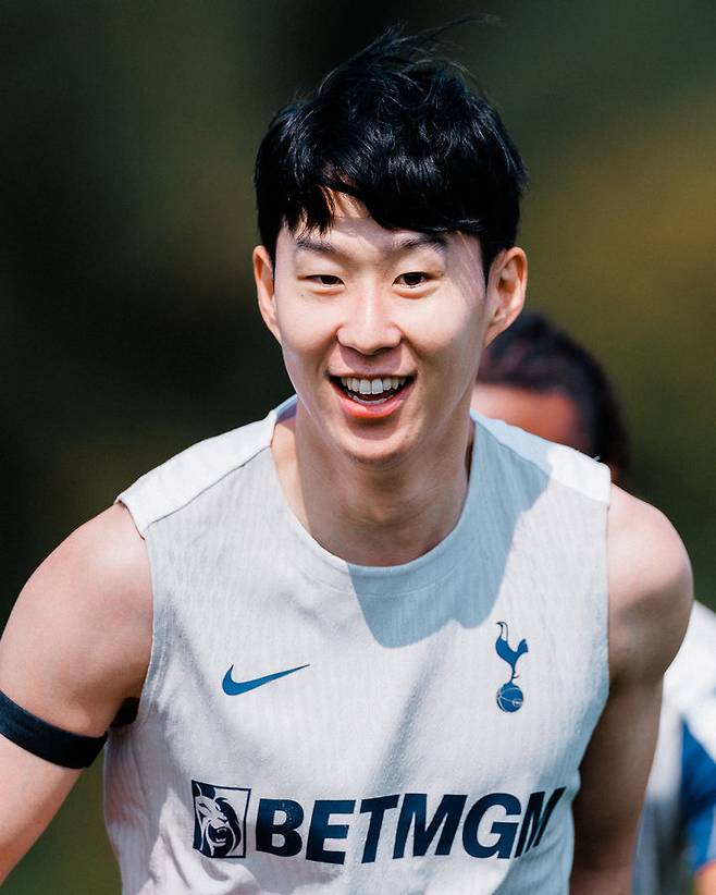 [서울=뉴시스]손흥민 토트넘 훈련 시작. (사진=토트넘 소셜미디어 캡처) 2025.07.15. photo@newsis.com *재판매 및 DB 금지