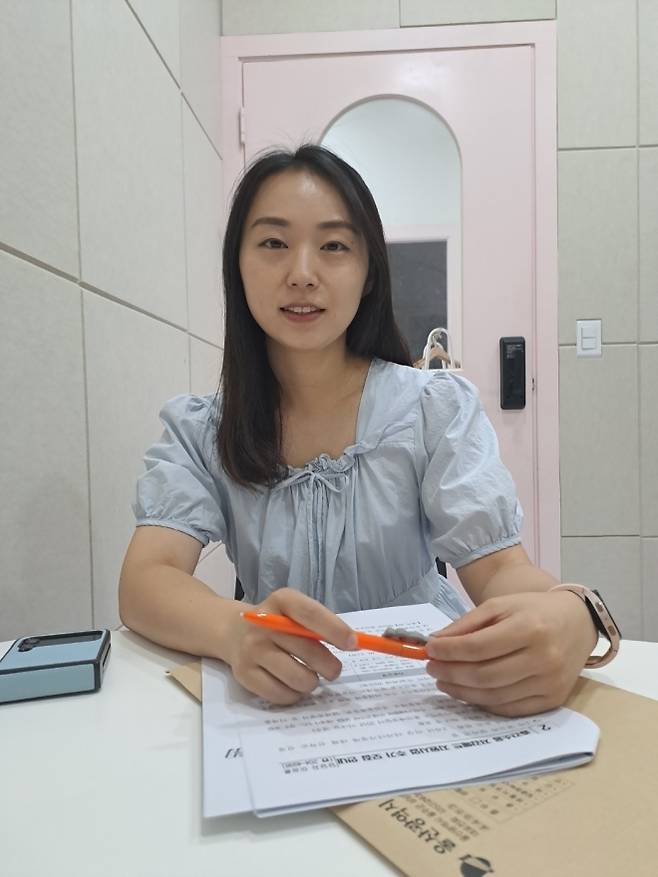 김예빈 울주군 삼남읍 평리 3리 이장이 지역 현안을 얘기하고 있다. 울산 박정훈 기자