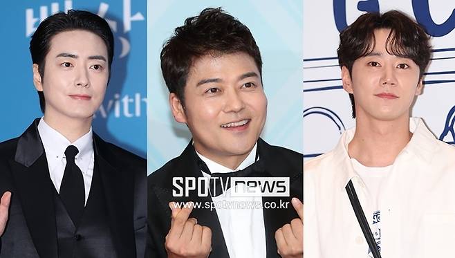 ▲ 이준혁, 전현무, 이준영. ⓒ스포티비뉴스 DB