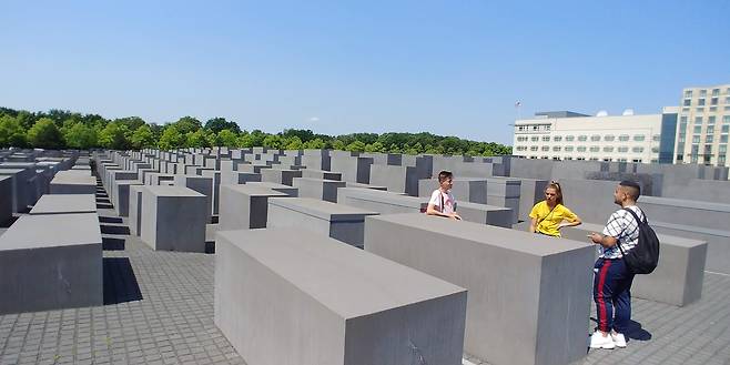 독일 베를린 유럽유대인대학살 기념관 [연합뉴스 자료사진]