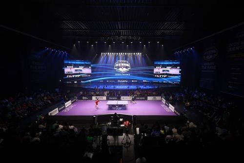 광명 IVEX 특설경기장서 진행된 프로탁구리그 경기 장면 [한국프로탁구연맹 제공. 재판매 및 DB 금지]