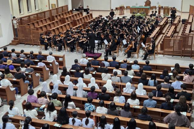 지난 17일 성 베네딕도회 왜관수도원 대성당에서