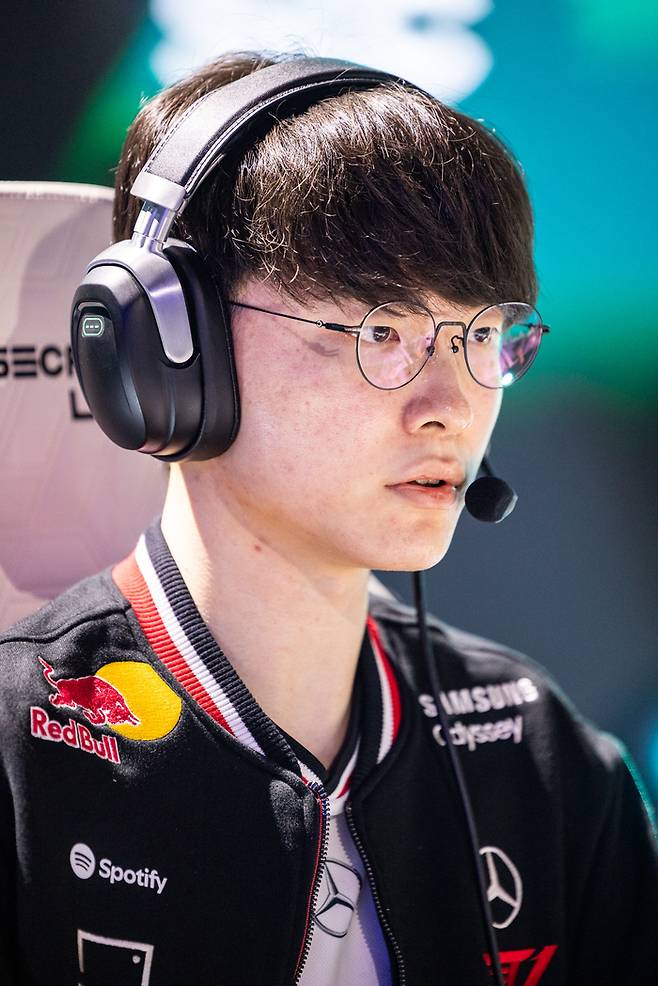 사우디아라비아 리야드에서 열리는 EWC에 출전 중인 T1 ‘페이커’ 이상혁. 사진 | EWC