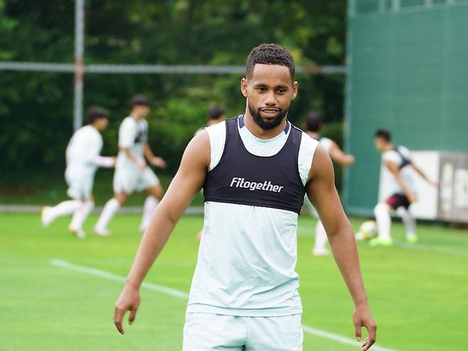 올여름 수원FC에서 FC서울로 이적한 브라질 외인 공격수 안데르손. 사진 | FC서울