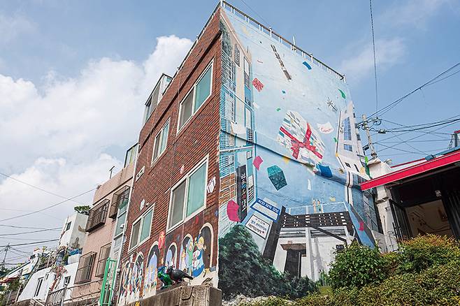 깡깡이마을의 벽화들