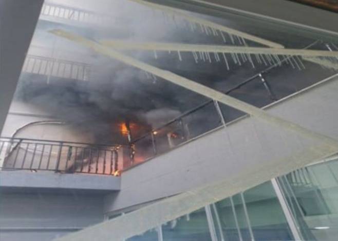 평택시 비전동 화재 현장 ⓒ경기도소방재난본부