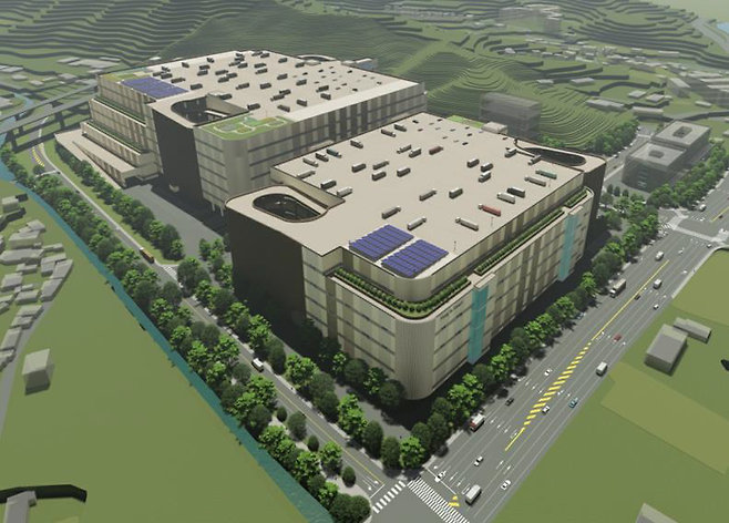 용인포곡 물류단지 예상도. 우미