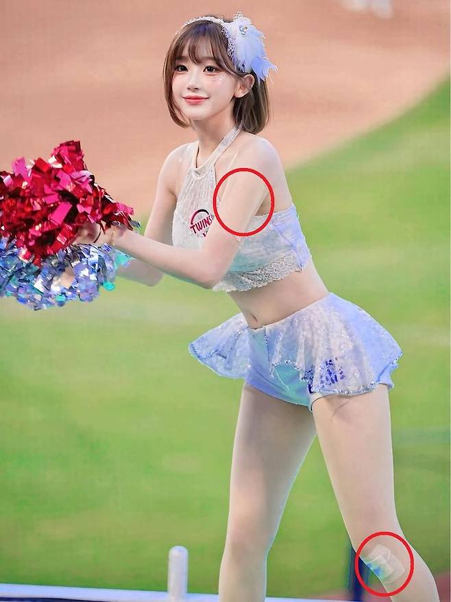 [뉴시스] 치어리더 이주은. (사진=인스타그램 갈무리)