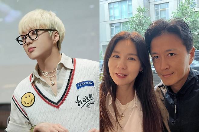 왼쪽부터 위너 강승윤, 박시은-진태현 부부. 위너 공식 페이스북/희망브리지 제공