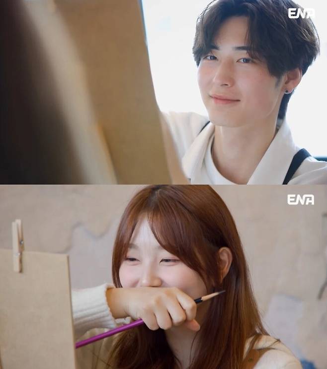 정웅인이 딸의 데이트 현장을 급습했다. ENA 제공