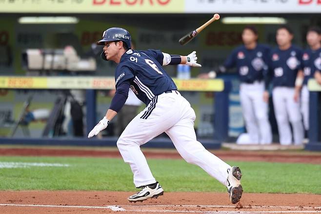 ▲ 오명진 ⓒ두산 베어스