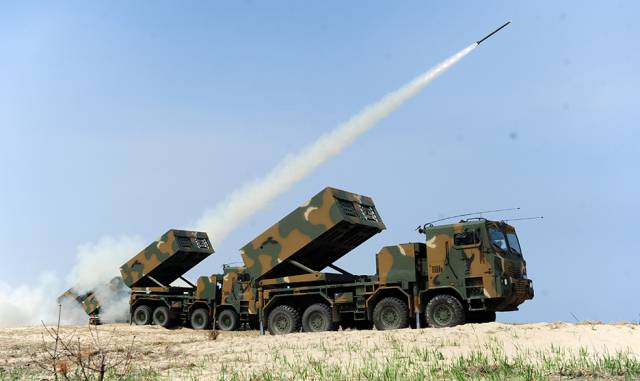 한화디펜스의 천무 다연장 로켓. 한화디펜스 제공