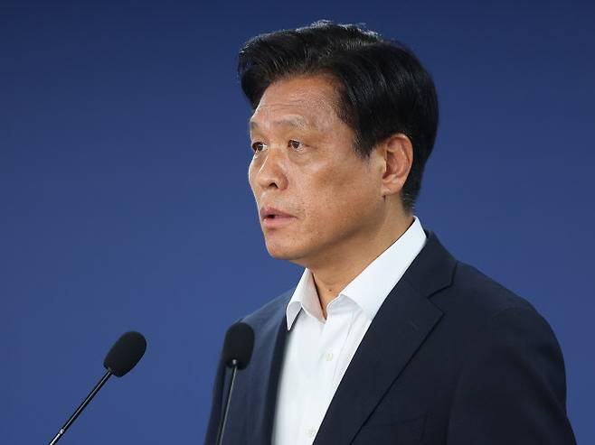 조승래 국정기획위원회 대변인이 정부서울청사 창성동 별관에서 브리핑하는 모습. (사진=연합뉴스)