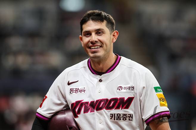 키움 카디네스가 오는 22일 롯데와 맞대결에서 복귀전을 치른다. 사진 | 키움 히어로즈