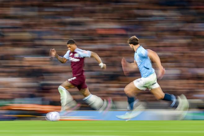 2024~2025시즌 애스턴빌라에서 임대 선수로 뛰었던 마커스 래시포드. EPA연합뉴스