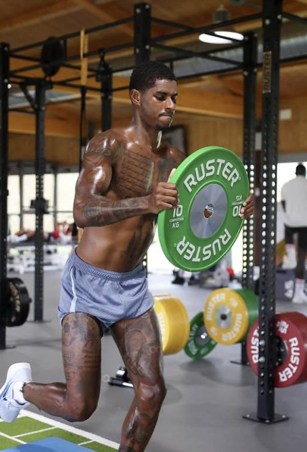 지난 6월 개인 훈련 중인 마커스 래시포드. 출처=래시포드 SNS 캡쳐