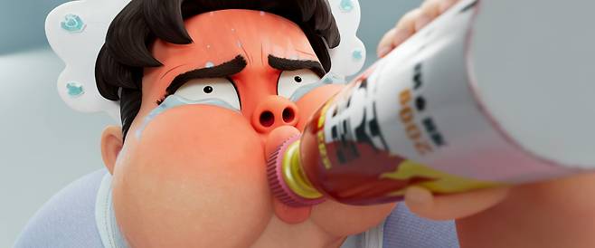 이전 세대들에게 매운 맛이 스트레스 해소용이었다면, 젠지 세대는 놀이의 방식으로 발전시키고 있다.  그 트렌드를 정확히 짚어내어 영화에 담은 것이 인상적이다. @netflix