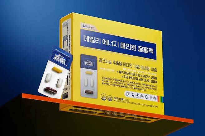데일리 에너지 올인원 끌올팩. ⓒJW중외제약