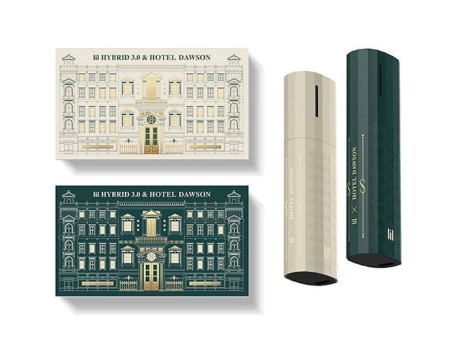 릴 하이브리드 3.0 호텔도슨 에디션 2종. [사진=KT&G 제공]