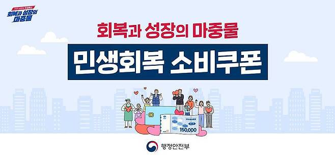 2025년 7월 21일부터 민생회복 소비쿠폰 조회 및 신청이 가능하다 / 출처=행정안전부