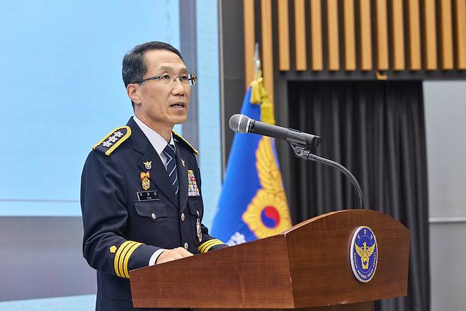 유재성 경찰청 차장 겸 경찰청장 직무대행. 경찰청 제공