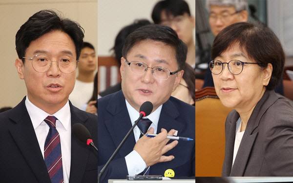 김영훈 고용노동부 장관·김성환 환경부 장관·정은경 보건복지부 장관