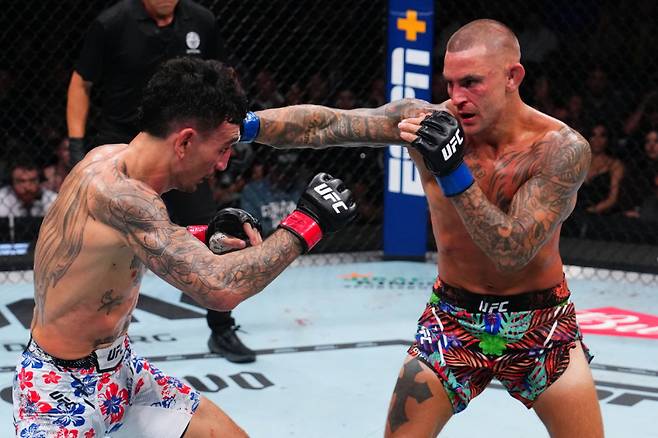 더스틴 포이리에오 맥스 할로웨이. UFC 제공