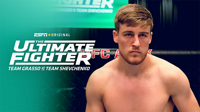 구독자 2410만 OTT 서비스 ESPN+가 보도자료로 홍보한 UFC 리얼리티프로그램 The Ultimate Fighter 시즌32 미들급 토너먼트 패디 매코리. 사진=TKO