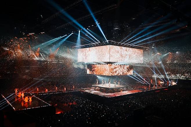 트와이스 공연 전경. JYP엔터테인먼트 제공