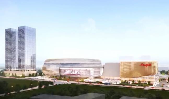 지난 2023년 신세계그룹 정용진 부회장 신년사를 통해 공개된 청라돔 예상 조감도. /사진=신세계그룹 뉴스룸 영상 갈무리