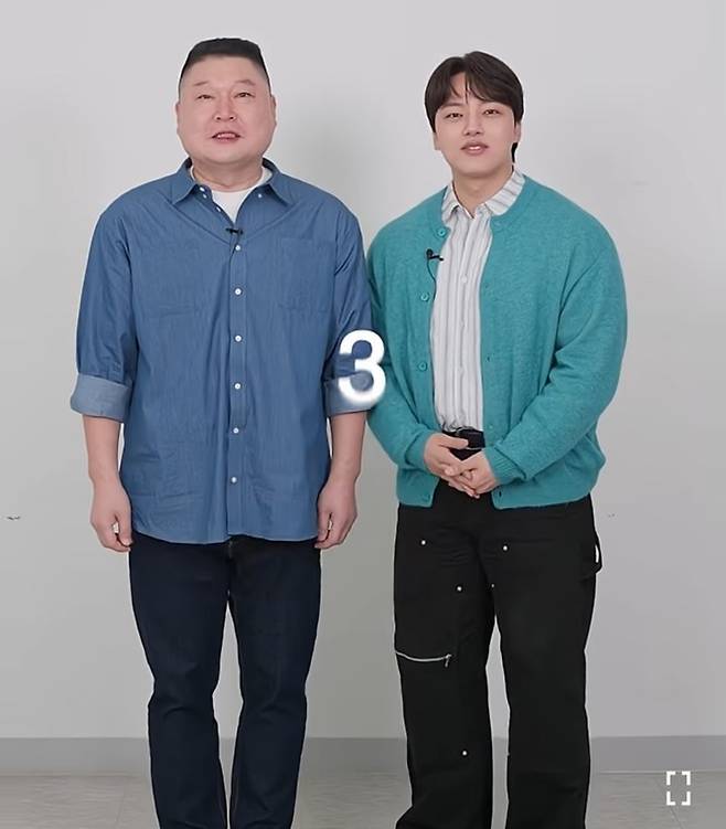 왼쪽부터 강호동, 여진구 /사진=티빙 공식 유튜브 채널 영상 캡처