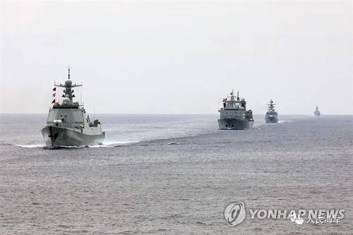2024년 7월 중국-러시아 해군 합동 훈련 [중국 인민해방군 해군 제공. 재판매 및 DB 금지]