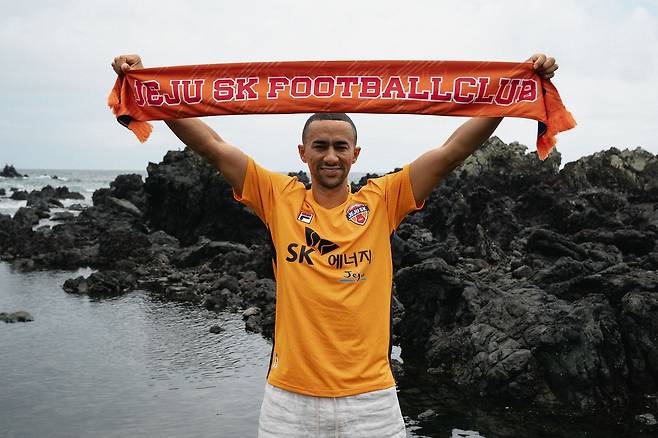 제주에 입단한 티아고(제주 제공)