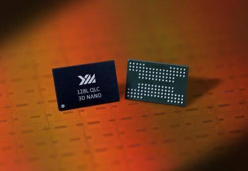양쯔강메모리 '128단 적층형 낸드플래시'. (사진=YMTC)