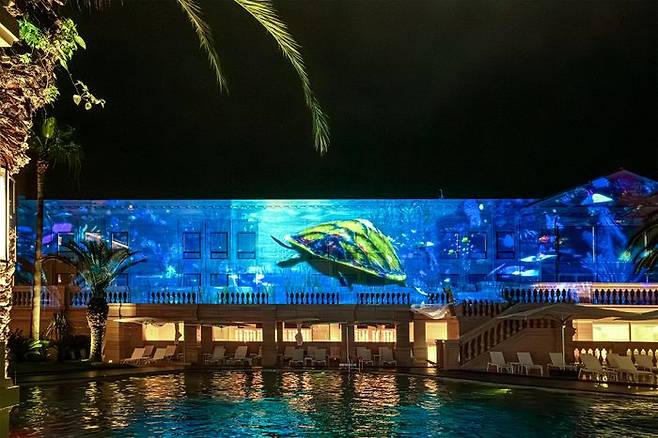 미디어 파사드. ⓒ 더 시에나