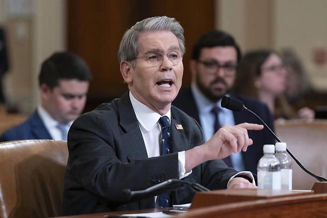 스콧 베선트 미국 재무장관. AP 뉴시스