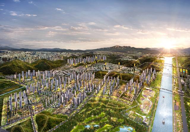에코메타시티·로열파크씨티·검단신도시, 10만 세대 메가시티 조감도