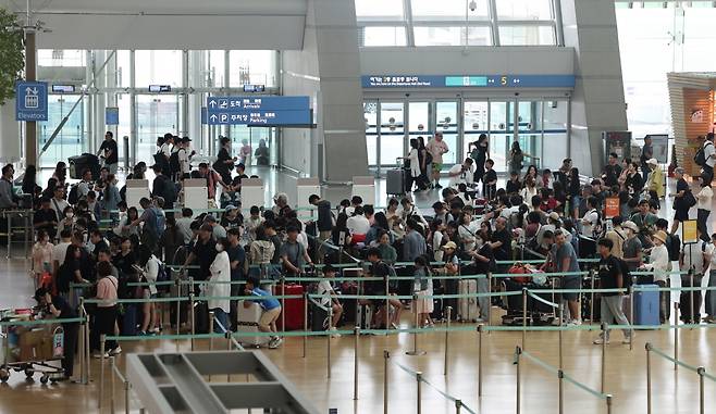 인천국제공항 1터미널 출국장. 사진=연합뉴스