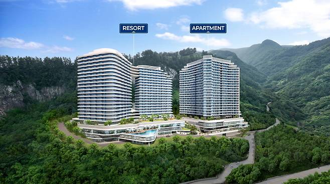 울릉 블루씨온 투시도 [사진 = 중해마루힐]