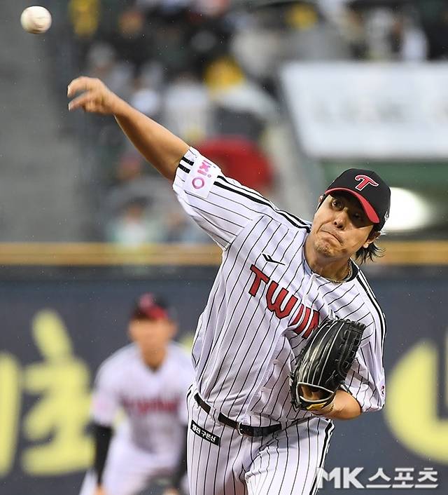 LG의 핵심 불펜 요원인 김진성. 사진=천정환 기자