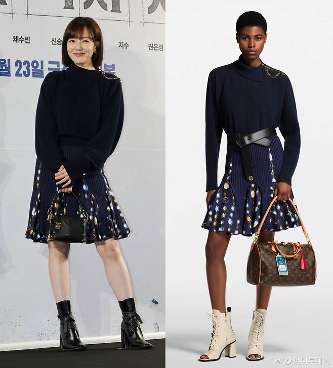 배우 임수정이 지난 21일 오후 서울 롯데시네마 롯데월드점에서 진행된 영화 '전지적 독자 시점(감독 김병우) VIP 시사회 포토월 행사에 참석해 포즈를 취하고 있다. /사진=이동훈 기자, 루이 비통