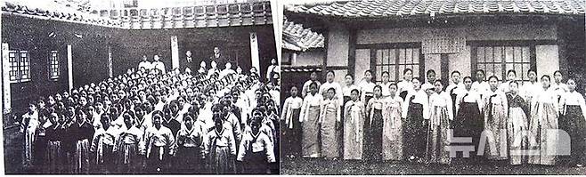 [울산=뉴시스] 평양 예기 학교와 대구 예기 학교. (사진=김문길 소장 제공). 2025.07.23. photo@newsis.com *재판매 및 DB 금지