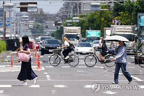일본 도쿄 거리 풍경 [AFP 연합뉴스 자료사진. 재판매 및 DB 금지]