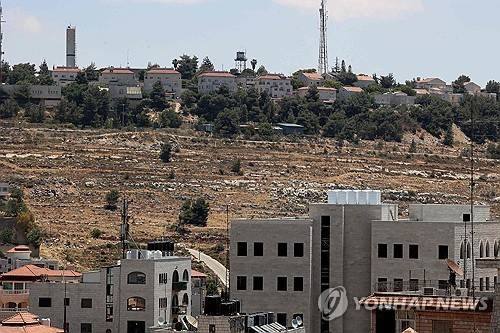 요르단강 서안의 유대인 정착촌 [AFP 연합뉴스 자료사진. 재판매 및 DB 금지]
