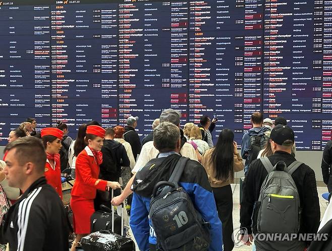 러시아 모스크바 셰레메티예보 공항 [로이터 연합뉴스 자료사진. 재판매 및 DB 금지]