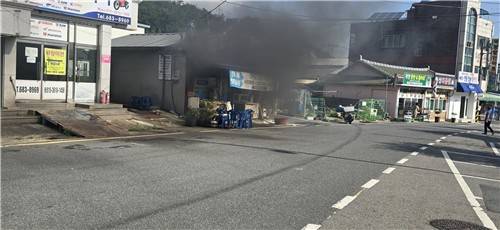 화재 현장 [순천경찰서 제공. 재판매 및 DB 금지]